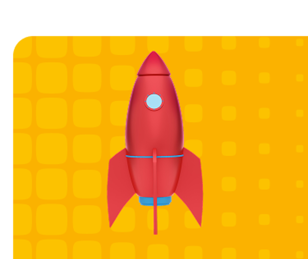 A red rocket